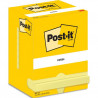 POST-IT Lot de 12 blocs repositionnables. Format 7,6 x 10,2cm.