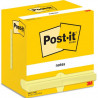 POST-IT Lot de 12 blocs repositionnables 635CY 100 feuilles lignées. Format 7,6 x 12,7cm. Coloris Jaune