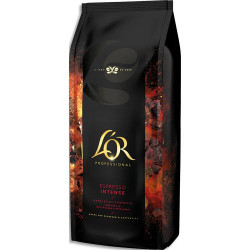 L&#39;OR Paquet d&#39;1Kg de caf&eacute; en grains espresso Intense