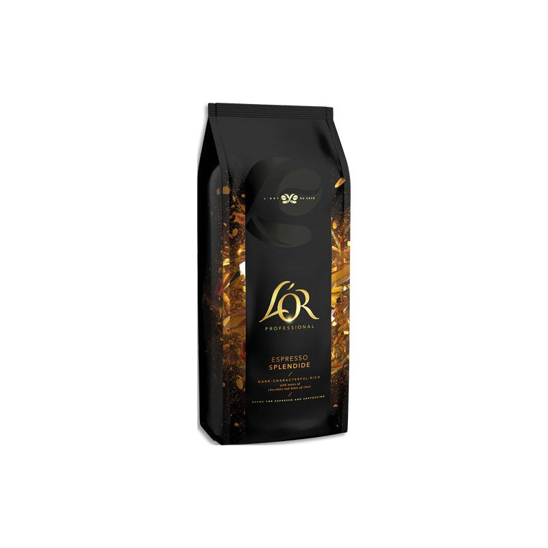 L&#39;OR Paquet d&#39;1Kg de caf&eacute; en grains espresso Splendide