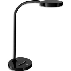 CEP Lampe de bureau FLEX. Bras flexible en m&eacute;tal gain&eacute;, t&ecirc;te orientable. Variateur d&#39;intensit&eacute;.