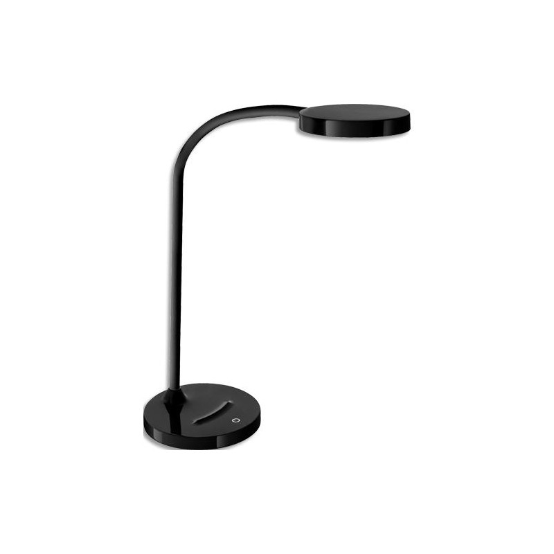 CEP Lampe de bureau FLEX. Bras flexible en métal gainé, tête orientable. Variateur d'intensité.