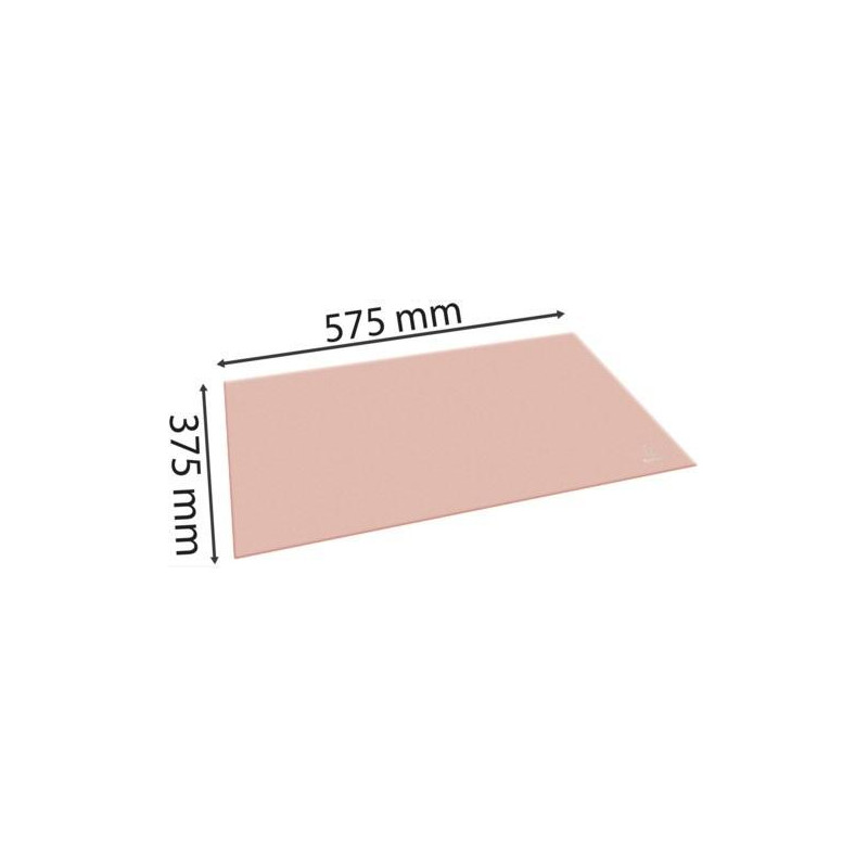 EXACOMPTA Sous-mains AQUAREL en carton rigide. Dimensions (l x p) : 57,5x37,5cm - Corail