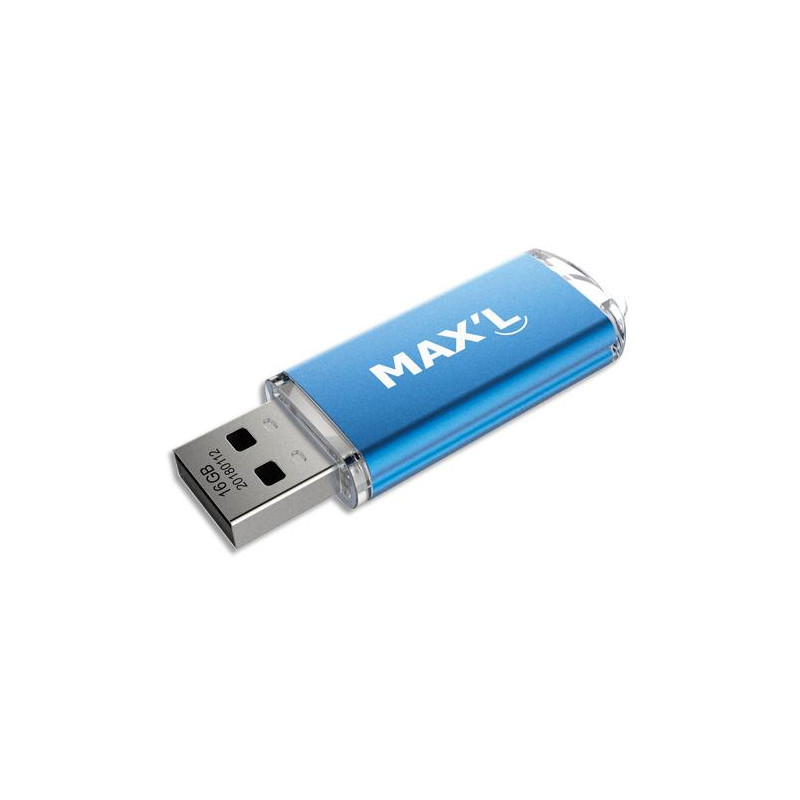 MAXELL Clé USB 2.0 16Go Color's Bleue MAXL85403