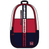 OXFORD Sac Borne AIRNESS FURIOUS 2 cmpts 33x46x18 cm. D&eacute;cor s&eacute;rigraphi&eacute;, coloris Bleu, Blanc et Rouge