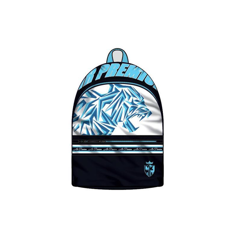 OXFORD Sac Borne Souple AIRNESS AIR PREMIUM 1 cmpt 31x42x14 cm. D&eacute;cor s&eacute;rigraphi&eacute;, coloris Bleu et Blanc.