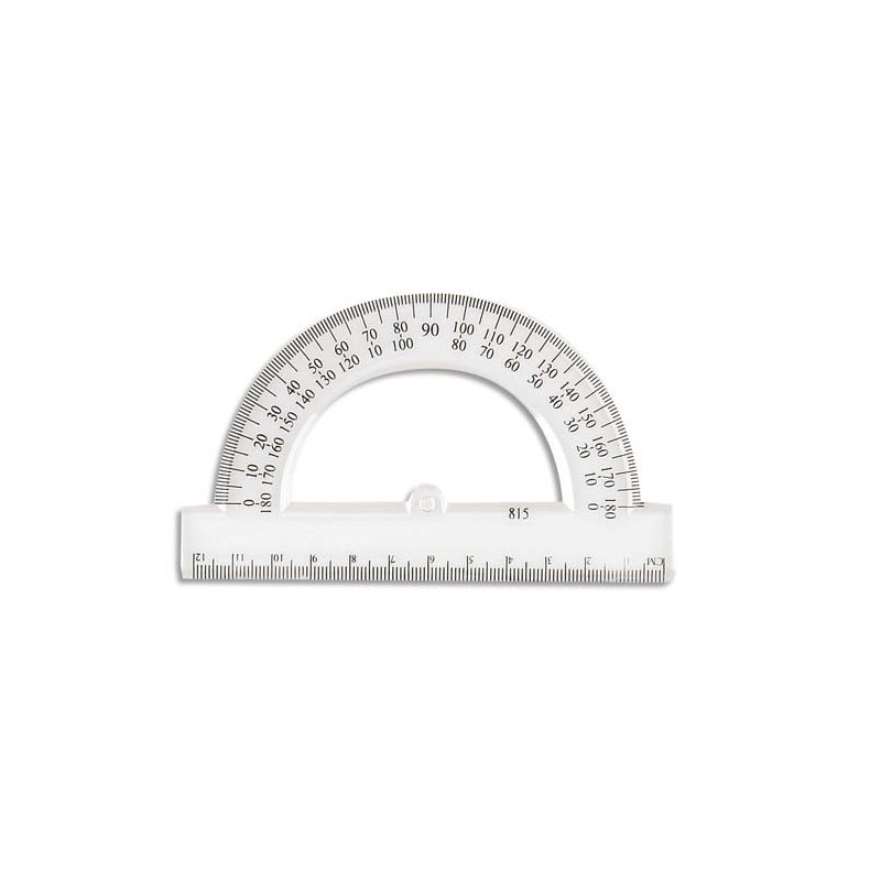 WONDAY Rapporteur 180 dégrés 12 cm sous étui packbordable
