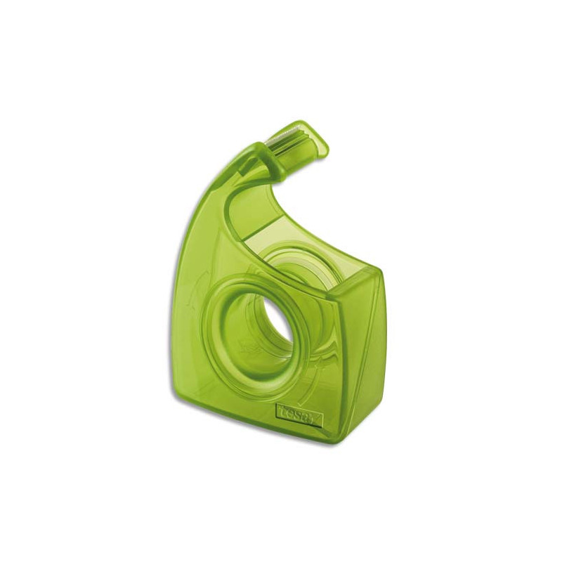 TESA Dévidoir escargot recyclé Vert transparent Easy Cut