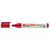 EDDING Marqueur permanent E-21 de la gamme ECOLINE moins 90 % de matériaux recyclés. Pointe ogive. Rouge