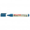 EDDING Marqueur permanent E-21 de la gamme ECOLINE moins 90 % de matériaux recyclés. Pointe ogive. Bleu