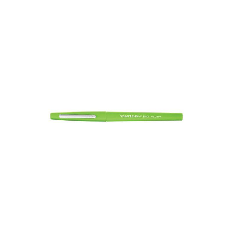 PAPERMATE Stylo feutre Flair Original, pointe M Trait 0,7 mm Vert Citron