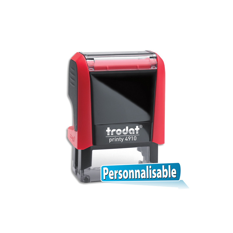TRODAT PRINTY 4910 - 3 lignes - tampon société personnalisable empreinte 26x9mm