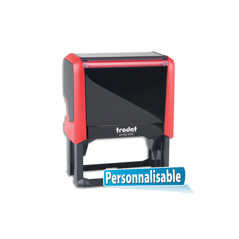 TRODAT PRINTY 4926 - 10 lignes - tampon société personnalisable empreinte 75x38mm