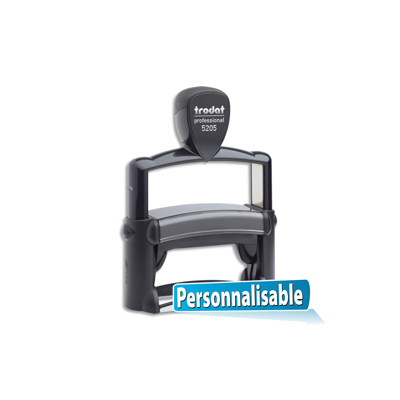 TRODAT PROLINE 5205 - 6 lignes - tampon société personnalisable empreinte 70x25mm