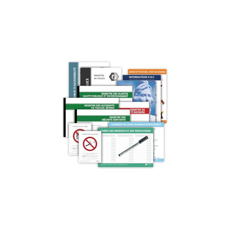 LEGIMEDIA EDITIONS Pack m&eacute;tier : les affiches et registres obligatoires pour les garages automobile