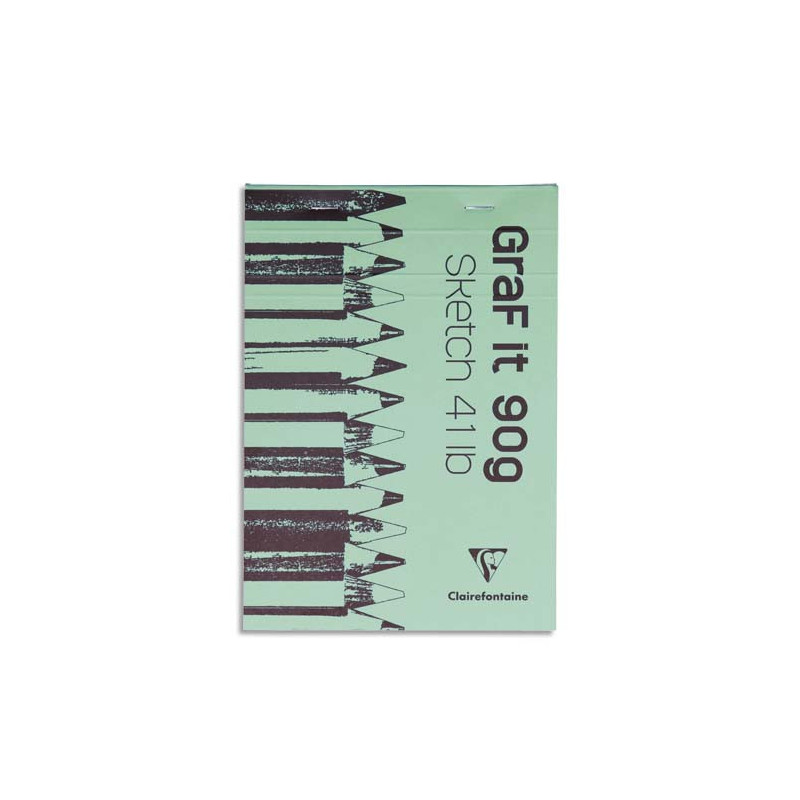 CLAIREFONTAINE Bloc de croquis Graf It format A3 80 pages microperforées 90g