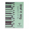 CLAIREFONTAINE Bloc de croquis Graf It format A3 80 pages microperforées 90g