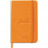 CLAIREFONTAINE RHODIA Agenda Webplanner Janvier à Décembre 2024 A6 grille horizontaIe, 160 pages - ORANGE