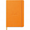 CLAIREFONTAINE RHODIA Agenda Webplanner Janvier à Décembre 2024 A5 grille horizontaIe, 160 pages ORANGE