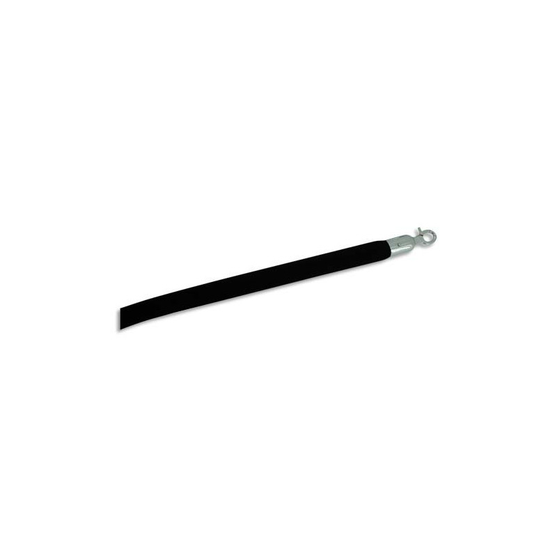 VISO Corde pour poteau guide file - Longeur 1,60 m, diamètre 3,2 cm coloris Noir