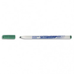 BIC Velleda 1721 Feutres pour Tableau Blanc Effaçables à Sec Pointe Conique Fine - Vert