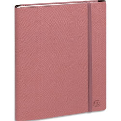 EXACOMPTA Agenda de bureau All in One Easy Time 21S Mini Labo 21x15 cm Janvier à Décembre 2024 Rose