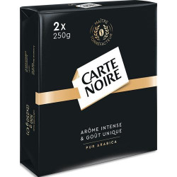 CARTE NOIRE Lot de 2 paquets de 250g de caf&eacute; moulu
