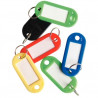 RESKAL Sachet de 20 porte-clés avec étiquettes - coloris assortis LS