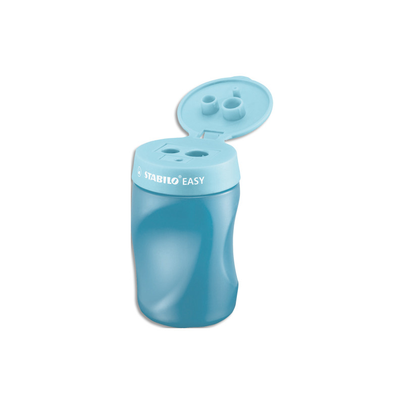 STABILO Taille-crayons EASYsharpener (3 trous + réserve) Droitier Bleu