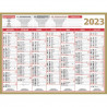 CBG Calendrier MEDIOR, 7 mois par face soit 14 mois, 32x42cm, 1 illet