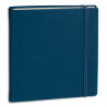 QUO VADIS Agenda civil SILK Excecutif Prestige, 16 x 16 cm, 1 sem sur 2 pges, papier ivoire, couv bleu f