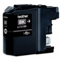 BROTHER Cartouche Jet d'encre Noir LC121BK