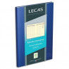 LECAS Agenda LEZARD 1 semaine sur 2 pages avec atlas, 16x24cm assortiment Noir / Marron / Rouge / Bleu