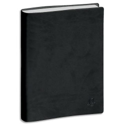 EXACOMPTA Journalier Planifiée 21, 1 jour par page - 21x13,5cm couverture PVC Noire