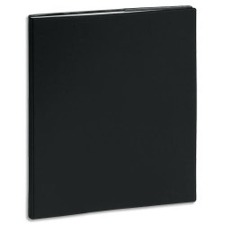 EXACOMPTA Journalier Planifiée 22, 1 jour par page - 22x18cm couverture PVC Noire