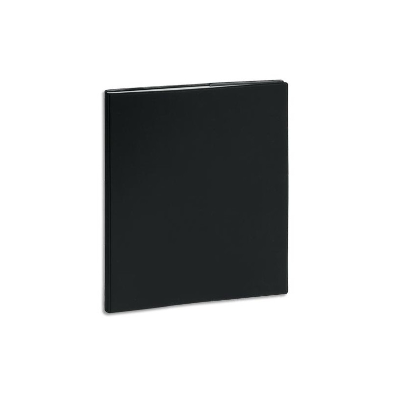 EXACOMPTA Journalier Planifiée 22, 1 jour par page - 22x18cm couverture PVC Noire