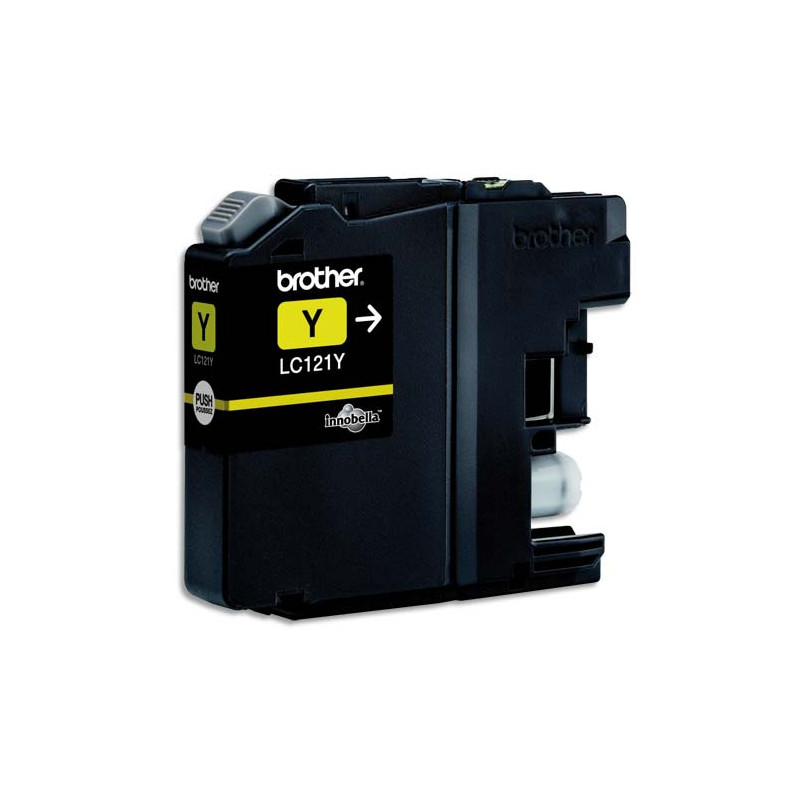 BROTHER Cartouche Jet d'encre Jaune LC121Y