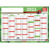 PLEIN CIEL Calendrier bancaire, 7 mois par face soit 14 mois - format : 40,5 x 55 cm