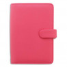 FILOFAX Agenda Safiano Personal, 1S/2P - Format : Format : 9,1 x 17,1 cm Framboise fermeture à pression