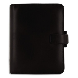 FILOFAX Organisateur Métropol en simili cuir, format pocket : 11,5 x 14,5 cm Noir