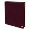 QUO VADIS Agenda Wild Exécutif Prestige 1S/2P, papier ivoire - format 16 x 16 cm couverture Velours Prune