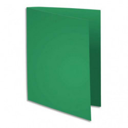 EXACOMPTA Paquet de 100 sous chemises FLASH 80 gr coloris Vert foncé, 100% recyclé