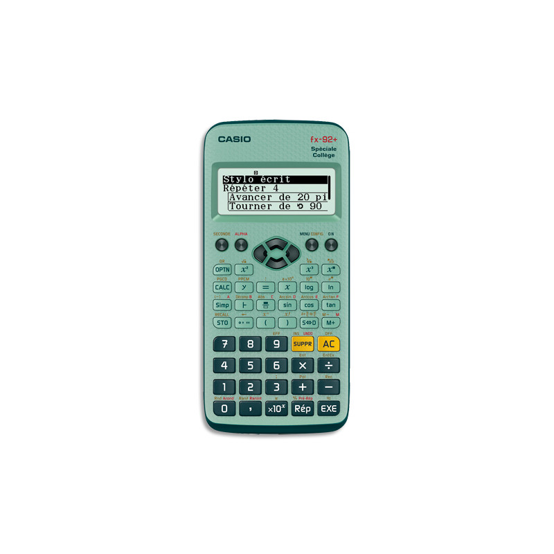 CASIO Calculatrice scientifique FX92 collège nouvelle version 2023