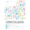 FUZEAU Carnet de liaison primaire léger et résistant, format 14,5 x 20,8 cm, 48 pages, 16 bulletins d'abs