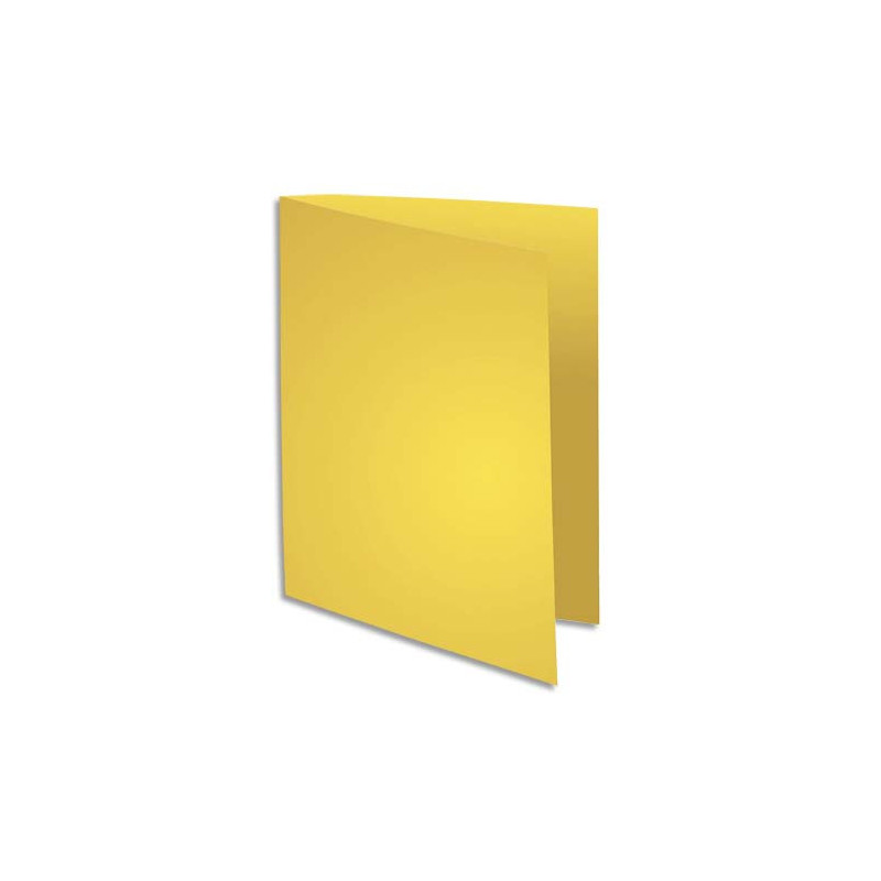 EXACOMPTA Paquet de 100 sous chemises FLASH 80 gr coloris Jaune canari, 100% recyclé