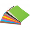 O COLOR Pochette de 10 feuilles en caoutchouc mousse assortis - Format : 30 x 40 cm