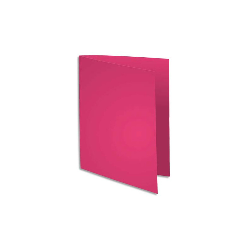 EXACOMPTA Paquet de 100 sous chemises FLASH 80 gr coloris Fuchsia, 100% recyclé