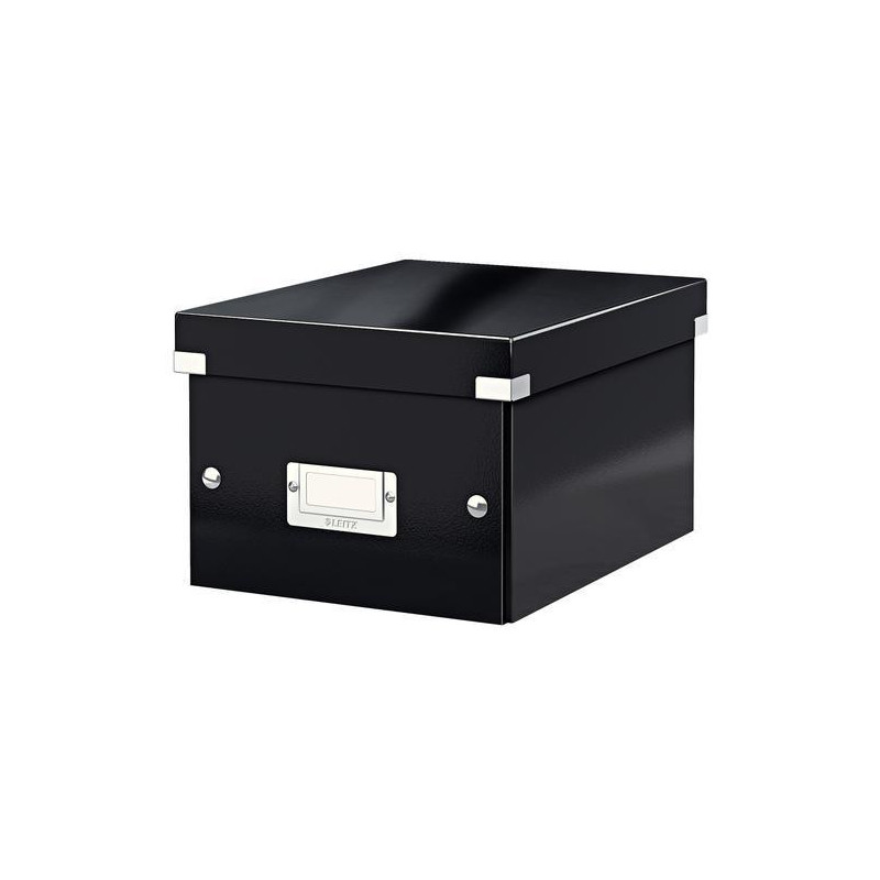 LEITZ Boîte CLICK&STORE S-Box. Format A5 - Dimensions : L216xH160xP282mm. Coloris Noir.