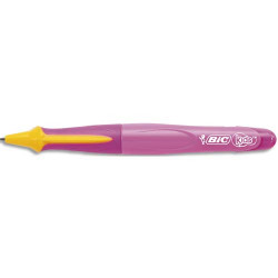 BIC Porte-mines rechargeable BEGINNERS. Mine HB 1,3mm. Corps Rose pour gaucher/droitier