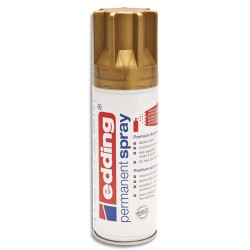 EDDING Spray peinture permanente 200ml or, pour extérieur et intérieur